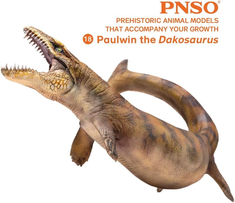 Dakosaurus Dinosaur Model - Paulwun, 5-Inch Scale