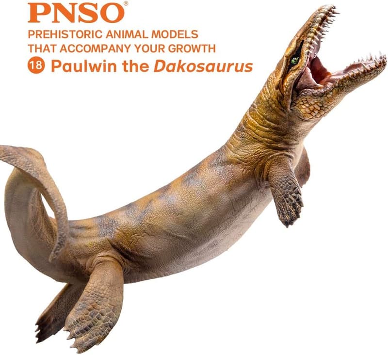Dakosaurus Dinosaur Model - Paulwun, 5-Inch Scale