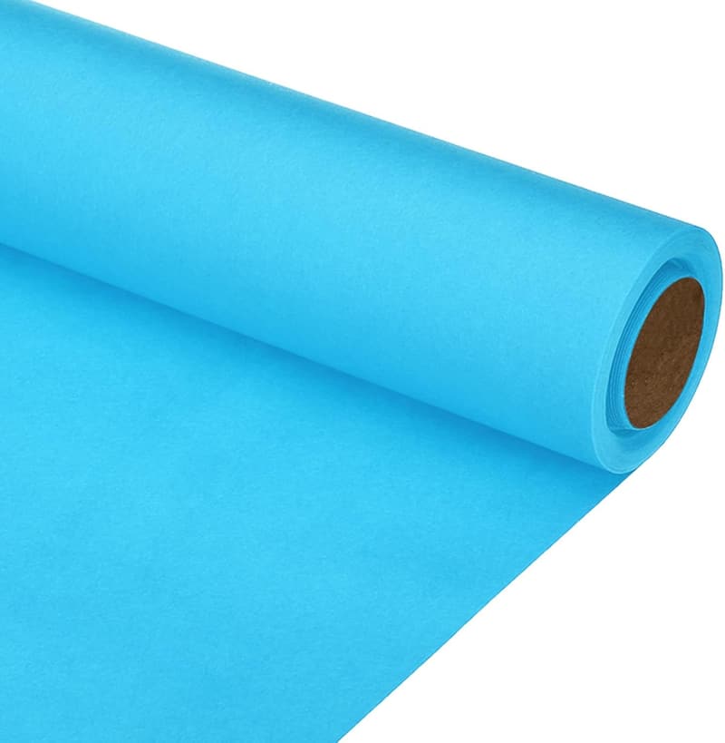 Light Blue Kraft Paper Roll, 12