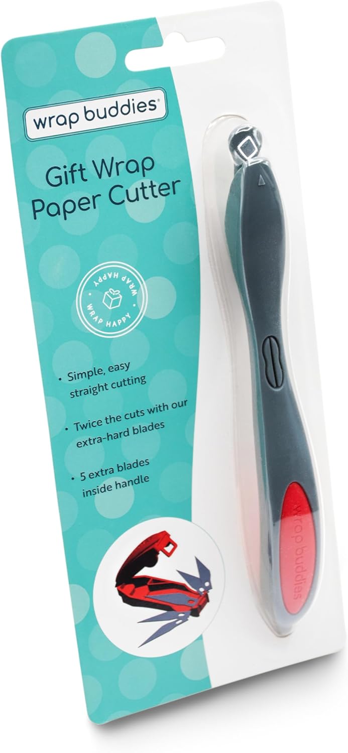 Effortless Gift Wrapping Cutter – 6-Blade Tool for Birthdays