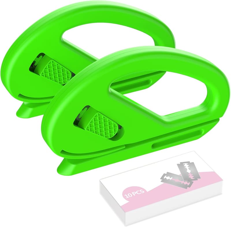 Wrapping Paper Cutter with 10 Blades - 2-Pack Gift Wrapping Tool