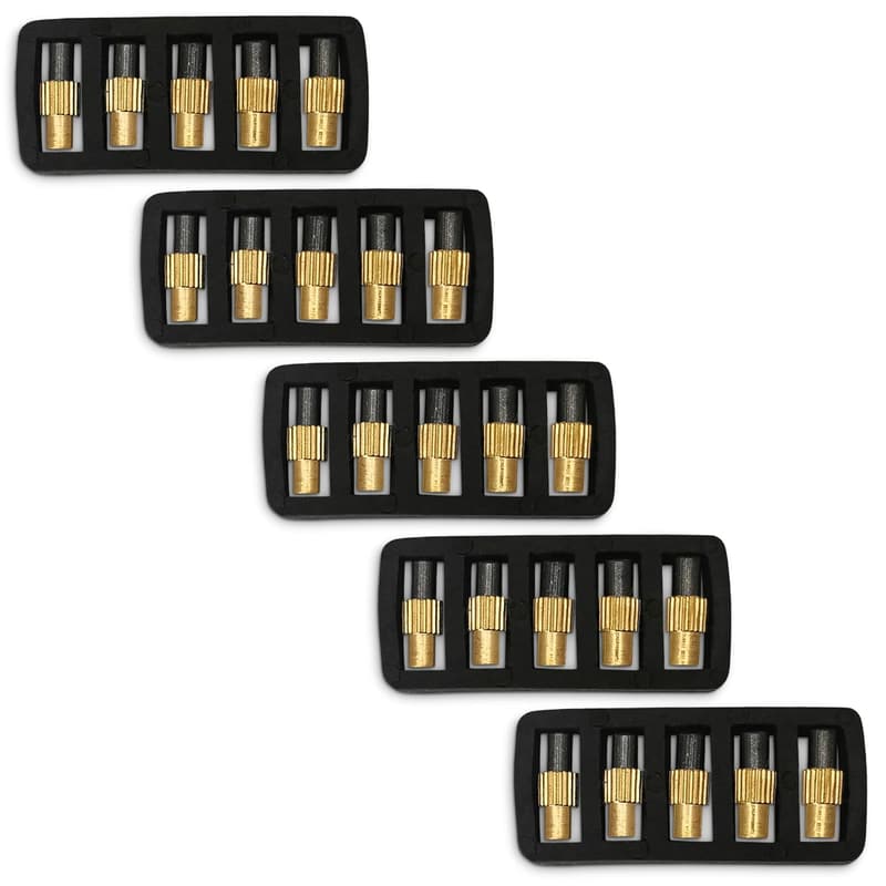 Compact Flint Striker Set - 25 Efficient Gas Torch Lighters