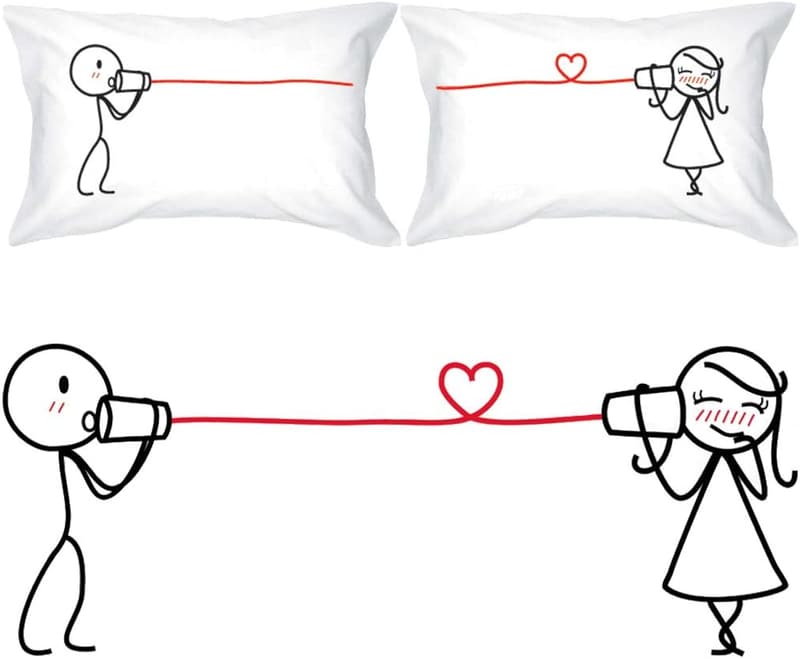 Couples' King Size Pillowcases - 
