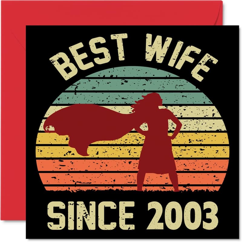 22nd Anniversary Card for Wife - Love You Since 2003