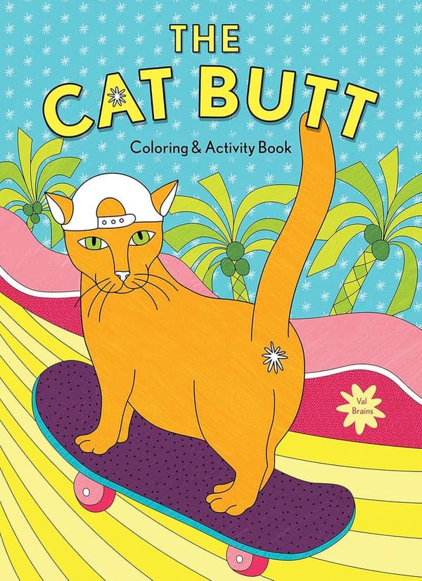 Funny Cat Butt Coloring Book for Adults