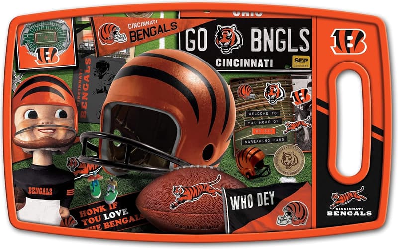 NFL Retro Series Cutting Board - Ideal for Game Day