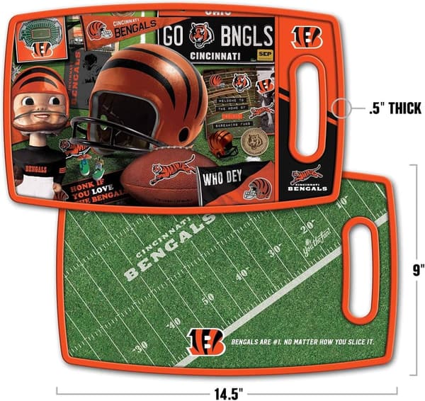 NFL Retro Series Cutting Board - Ideal for Game Day