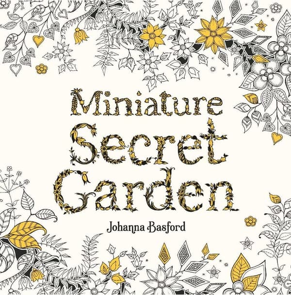 Pocket-Sized Coloring Book for Adults: Miniature Secret Garden