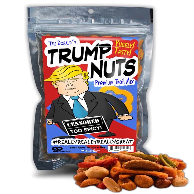 Funny Donald Trump Nuts Trail Mix - Snack for Teens & Adults
