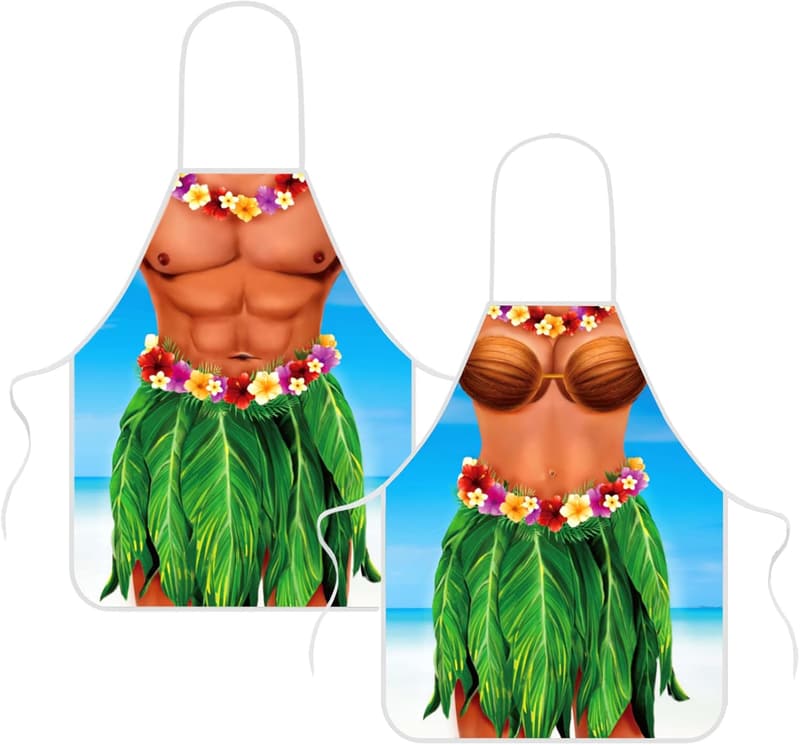 Creative Cooking Aprons for Summer Parties - 2 Pack