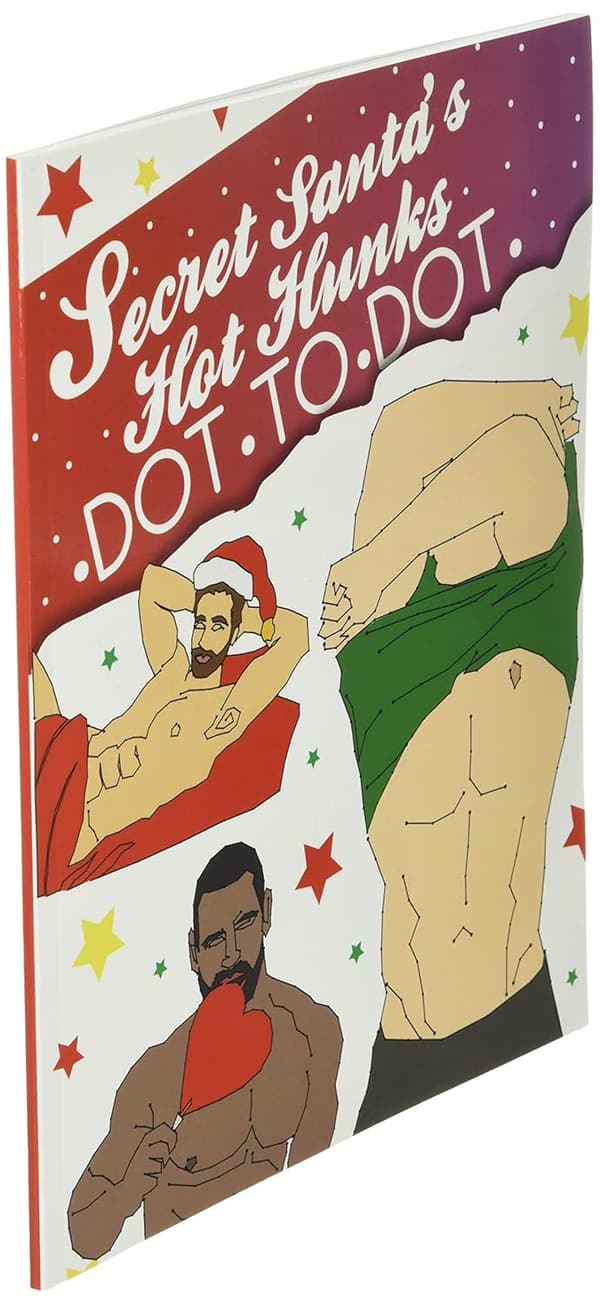 Secret Santa Dot-To-Dot Puzzle for Adults