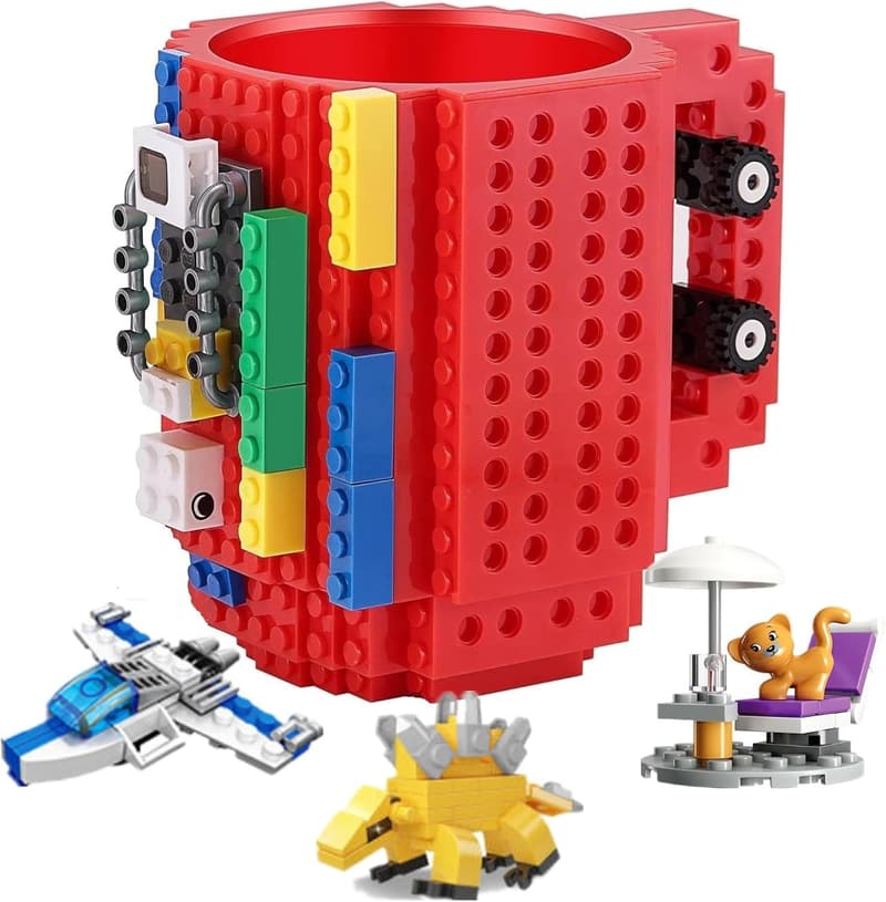 Building Block Coffee Mugs - Creative DIY Party Cups for Kids