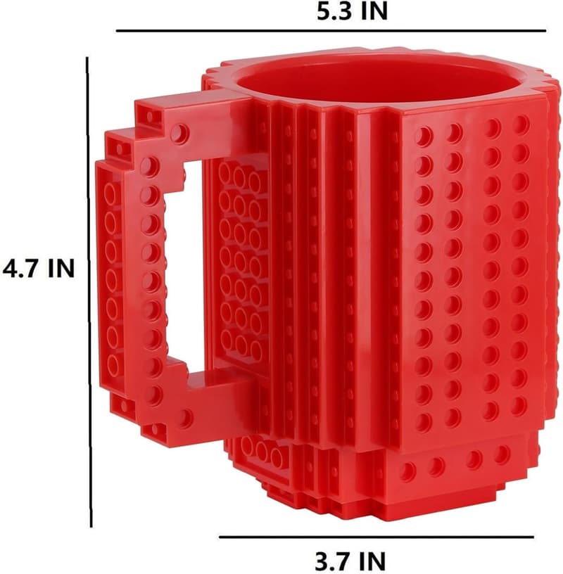 Building Block Coffee Mugs - Creative DIY Party Cups for Kids