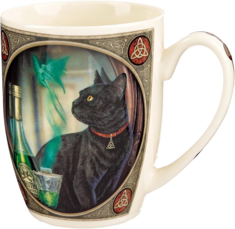 Lisa Parker Absinthe Cat Mug - Funny Gifts for Cat Lovers