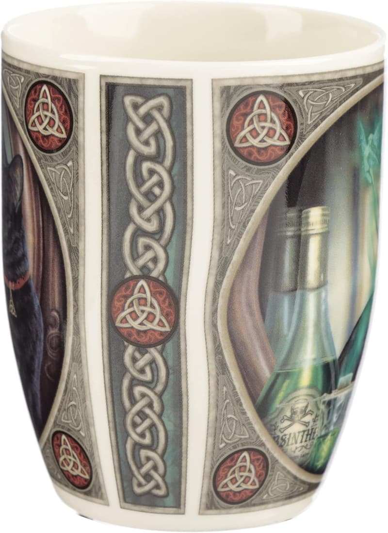 Lisa Parker Absinthe Cat Mug - Funny Gifts for Cat Lovers