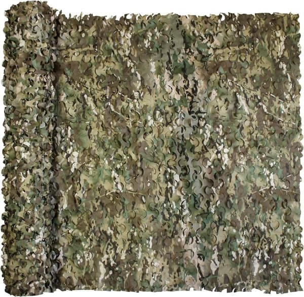 Camouflage Netting Roll for Hunting and Military Décor