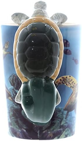 Cute Turtle Ceramic Mug - Funny Gift for Couples