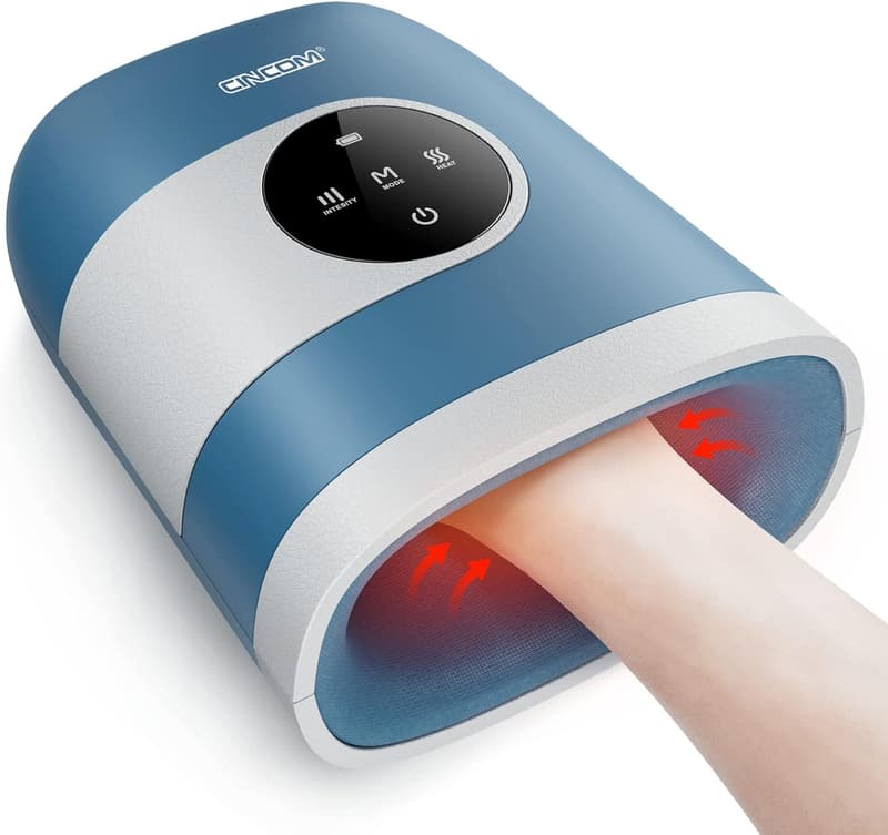 Cordless Hand Massager with Heat for Arthritis Relief