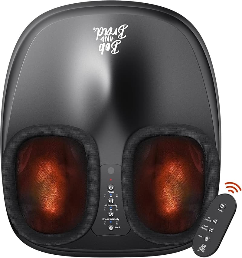 Foot Massager with Heat & Remote for Plantar Fasciitis