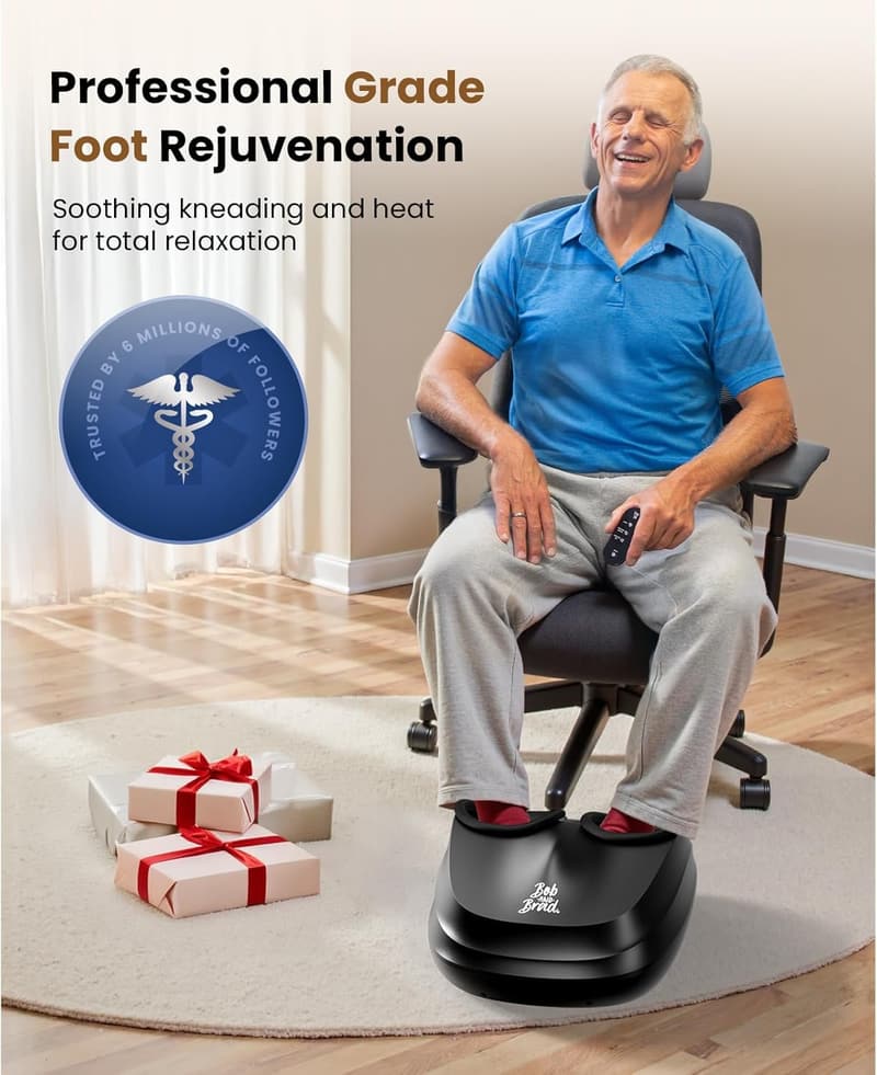 Foot Massager with Heat & Remote for Plantar Fasciitis