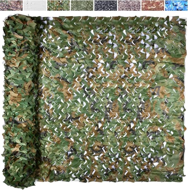 Camouflage Netting Tarp 20x20 for Hunting and Camping