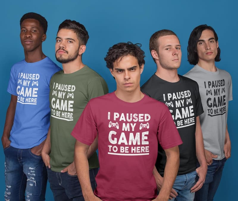 Funny Gamer T-Shirt for Adults & Teens - 