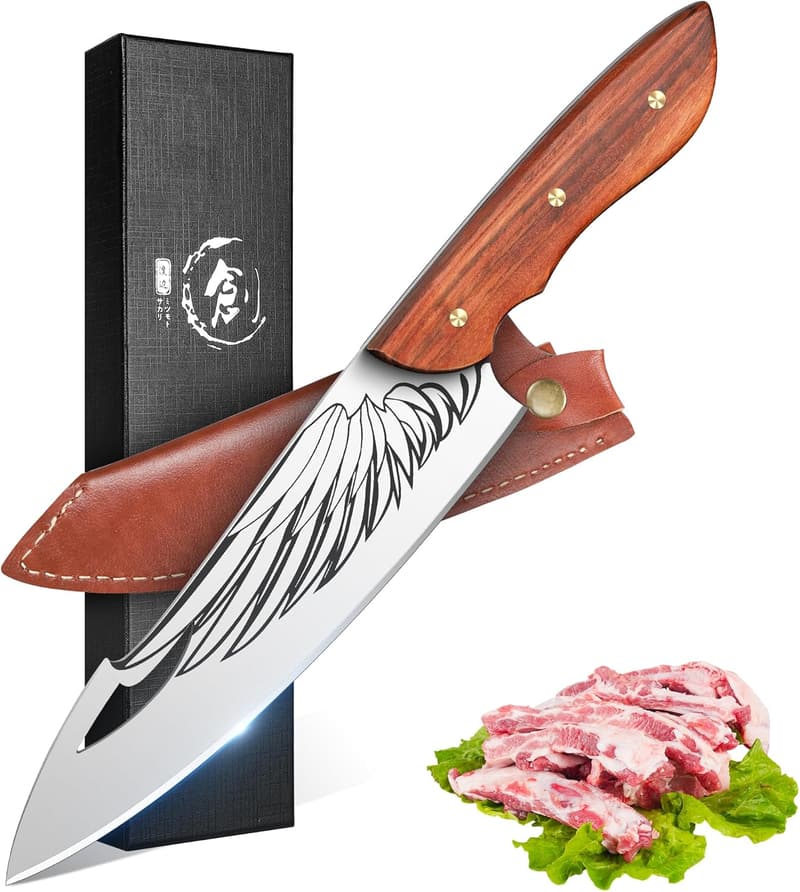 Stainless Steel Viking Boning Knife - Ideal Birthday Gift for Men