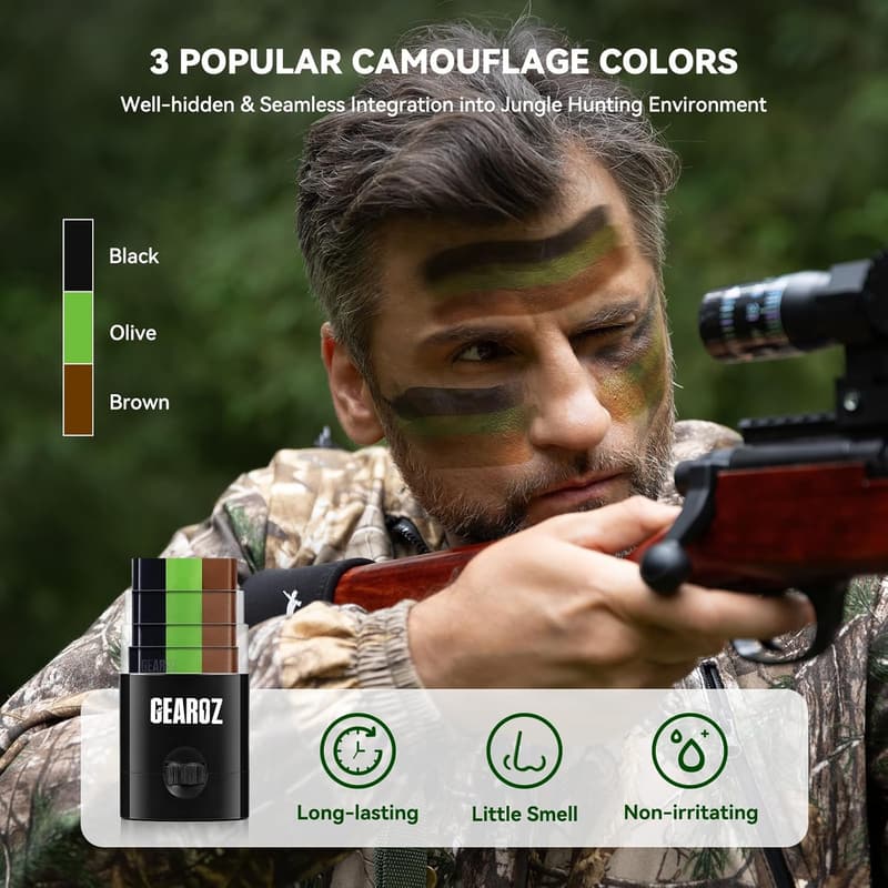 Camo Face Paint Stick for Hunting and Outdoor Sports