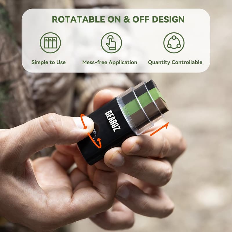 Camo Face Paint Stick for Hunting and Outdoor Sports