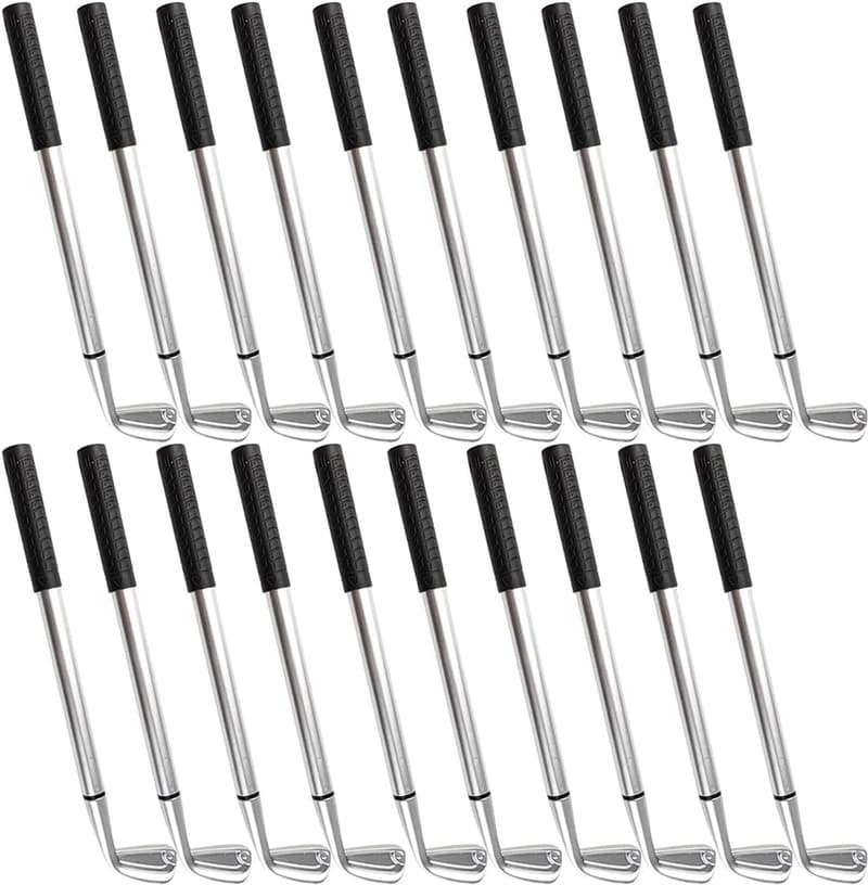 Mini Golf Club Ballpoint Pens - 25-Pack Decorative Sports Gift