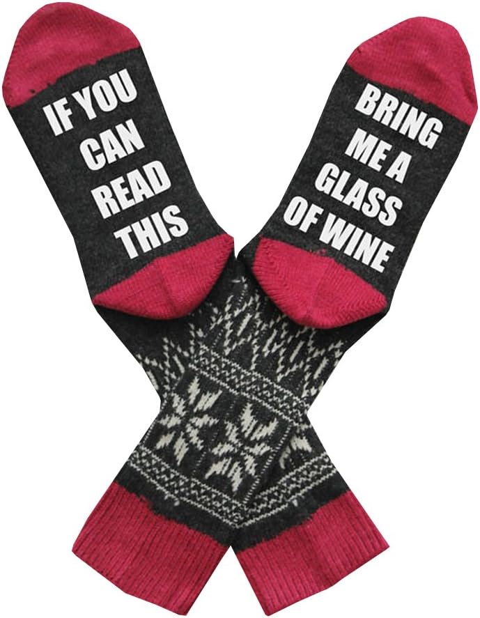 Funny Christmas Movie Socks for Men and Women - Novelty Crew Gift