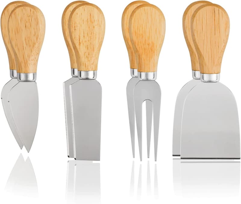 Premium Stainless Steel Cheese Knives Set for Charcuterie Boards