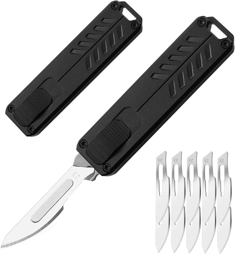 Retractable Safety Utility Knife with 10 Blades
