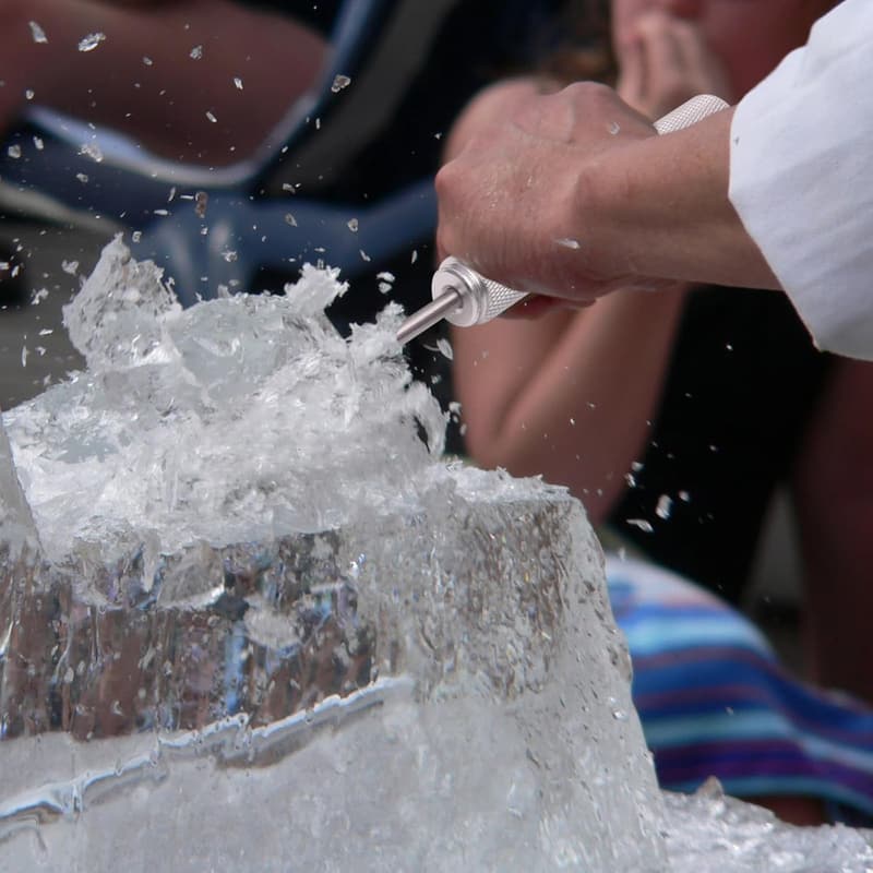 Professional Aluminium Alloy Ice Pick for Bars and Picnics