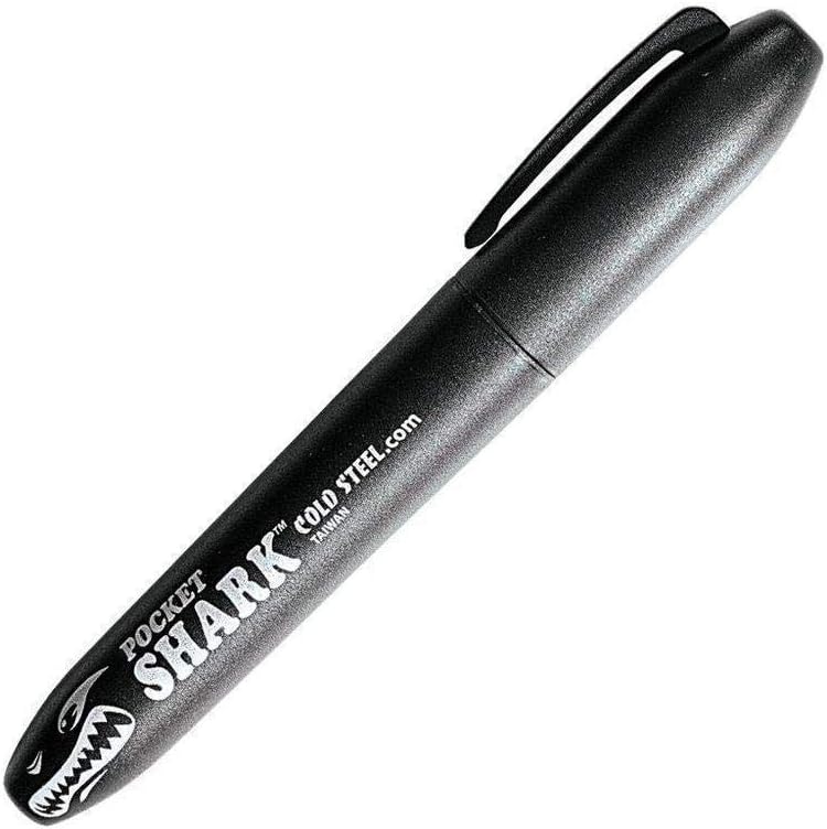 Cold Steel Black Pocket Shark Knife and Permanent Marker