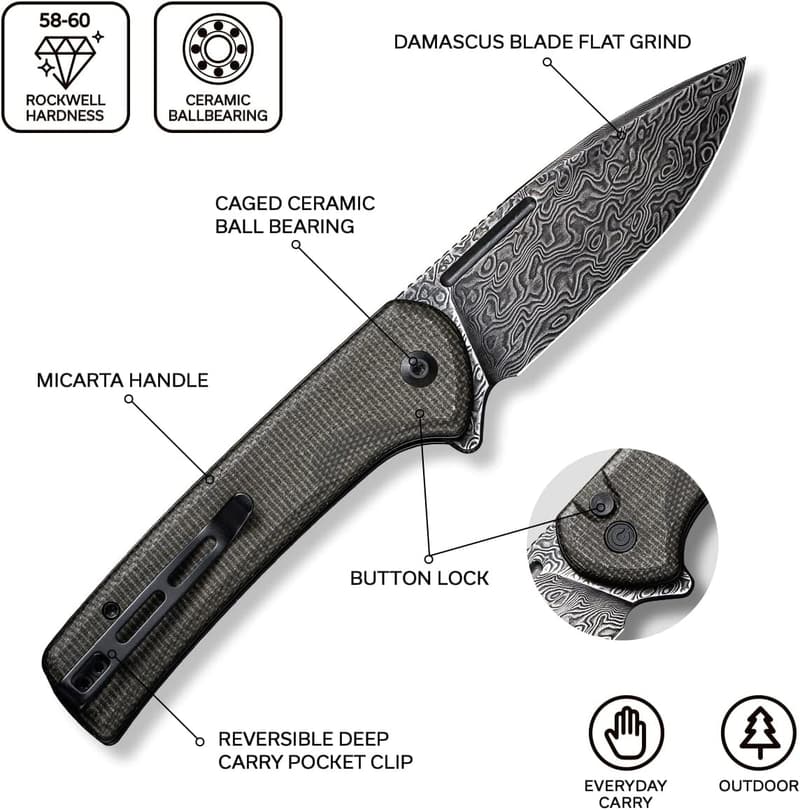 EDC Pocket Knife - 3.48