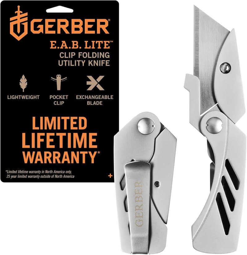 EAB Lite Pocket Razor Knife with Money Clip for Everyday Carry