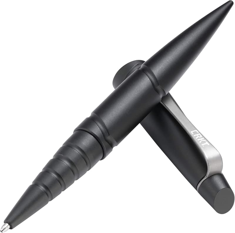 EDC Tactical Pen: Black Anodized Aluminum Survival Tool