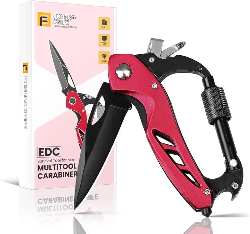 Red Multitool Knife