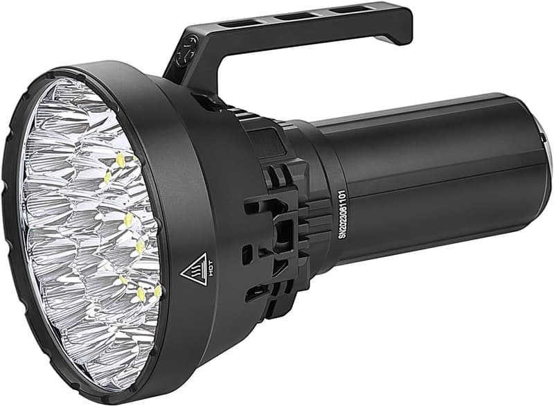 Tactical Rechargeable Flashlight 200,000 Lumens, 8 Modes