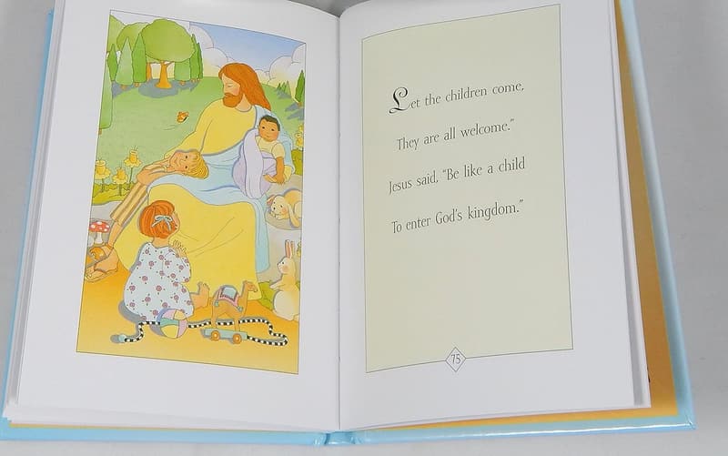 Baby Boy Baptism Bible with 4