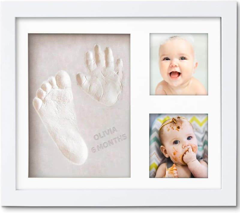 Baby Handprint & Footprint Keepsake Kit - Alpine White