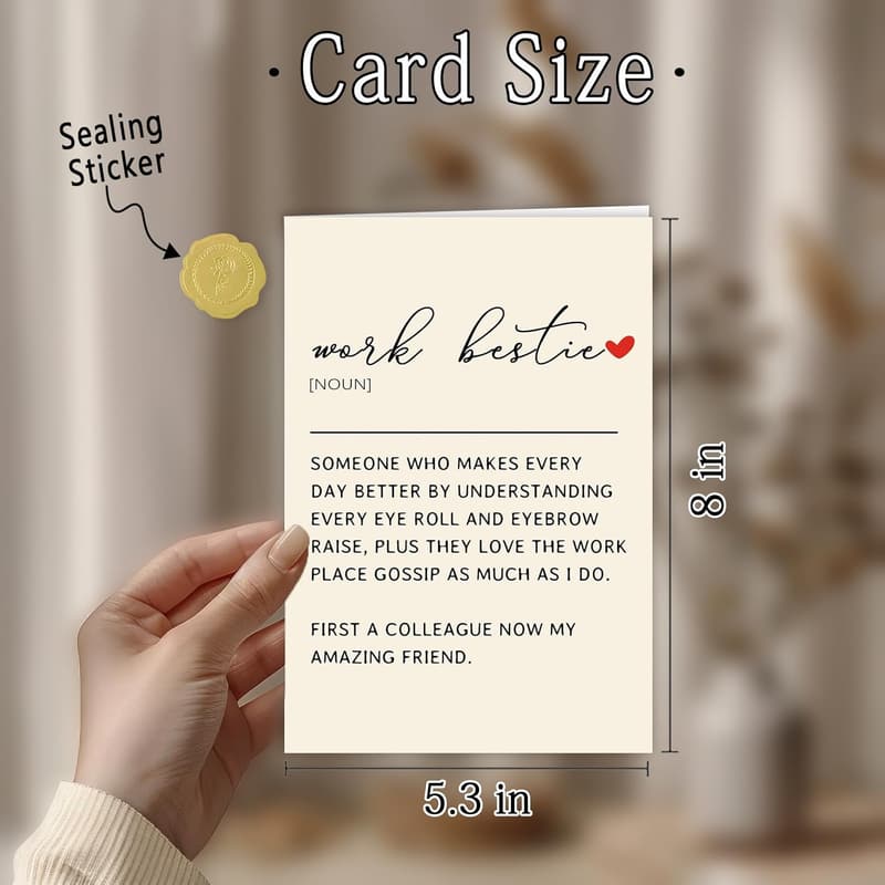 Birthday Definition Cards for Work Besties - Gifts for Coworkers