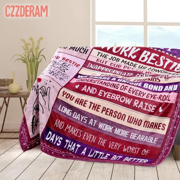 Mother's Day Blanket Gift for Work Besties - 50''x60''