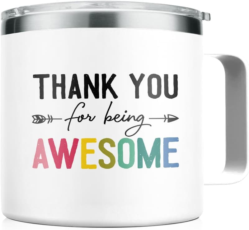 Thank You Gift Tumbler for Women - 14oz Insulated Mug