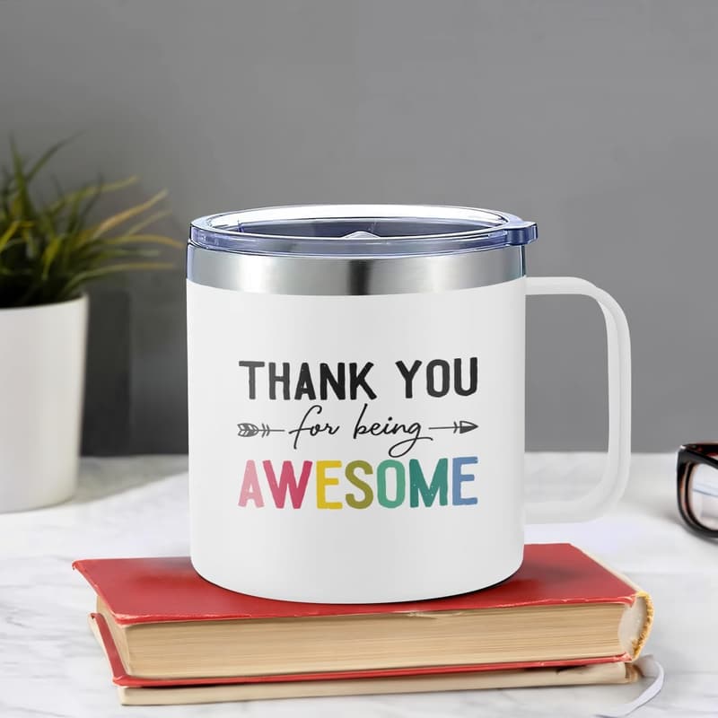 Thank You Gift Tumbler for Women - 14oz Insulated Mug