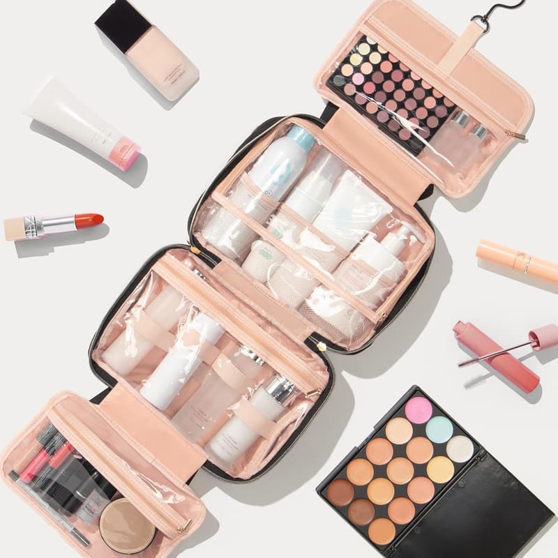 Teacher Appreciation Initial Travel Organizer & Makeup Bag