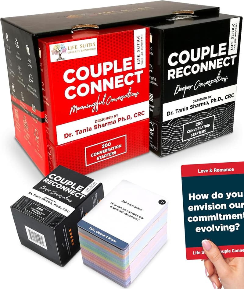 Couples Card Game - 800 Fun Activities for Romantic Moments