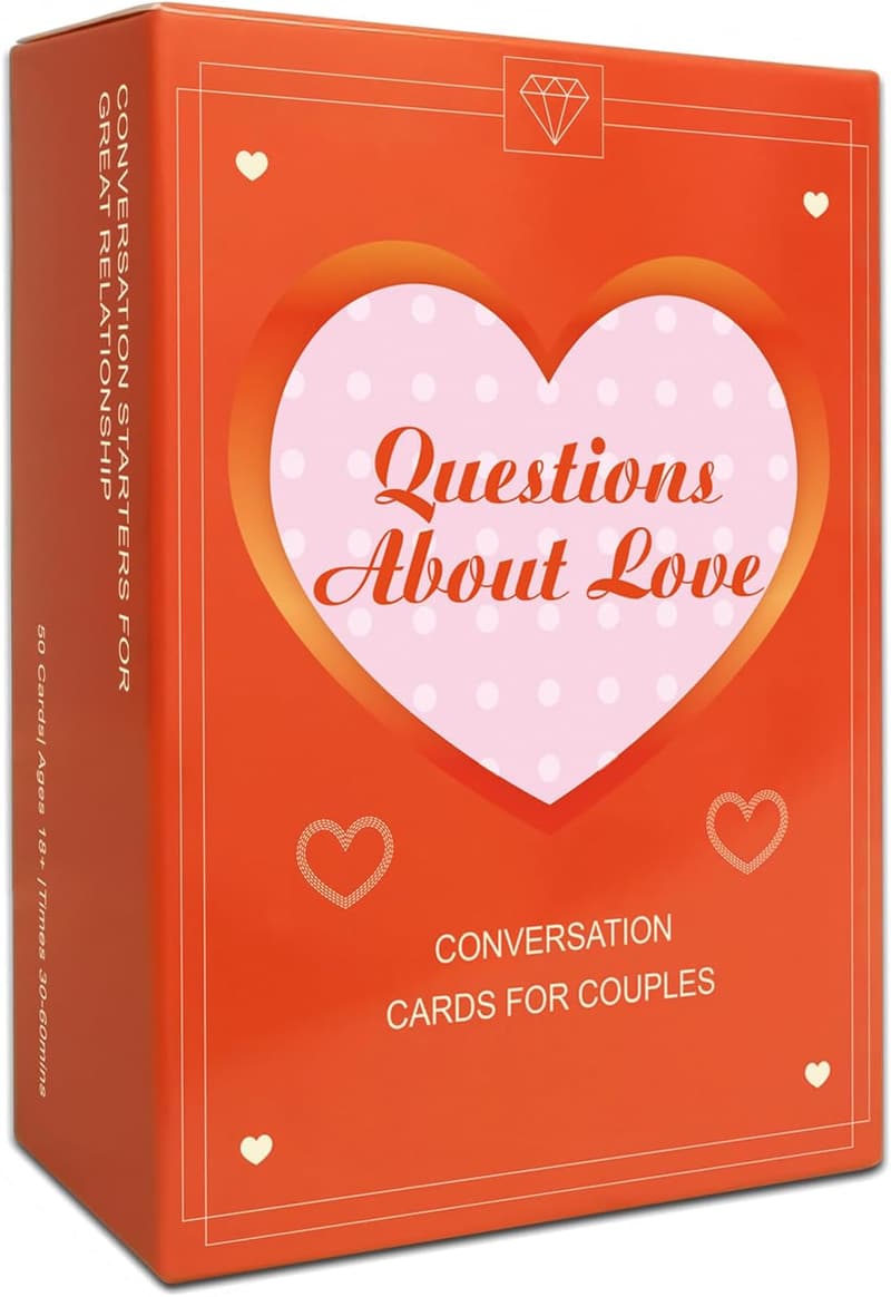 Valentine's Day Conversation Cards for Couples - Strengthen Relationships