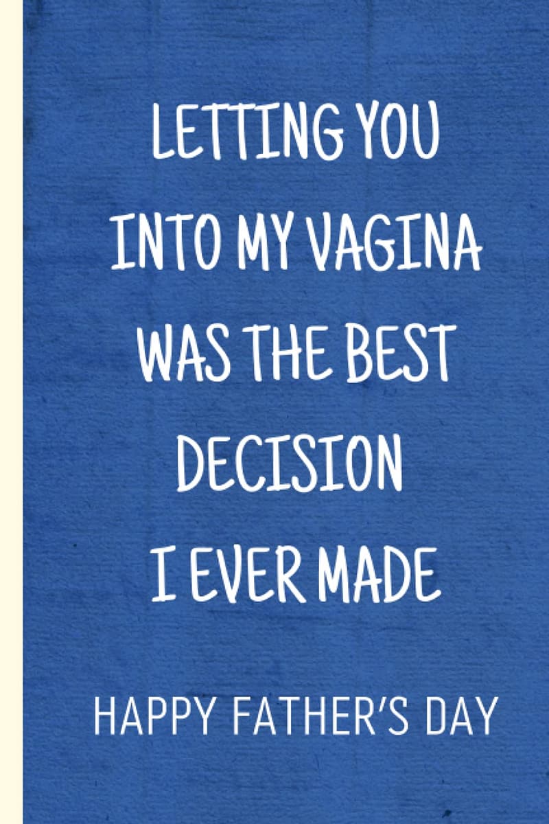 Funny Father's Day Notebook for Husband: 